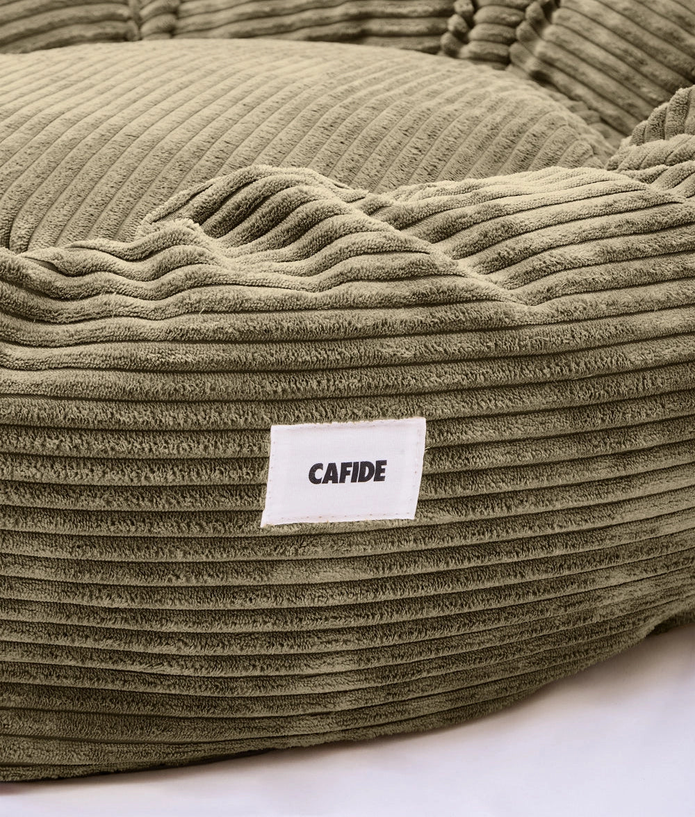 NUBA HUNDEBETT AUS CORD (GRÜN)