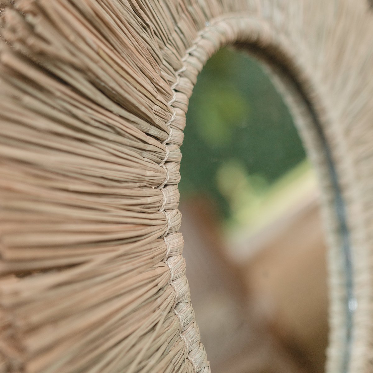 WANDSPIEGEL AUS SEEGRAS - 60cm