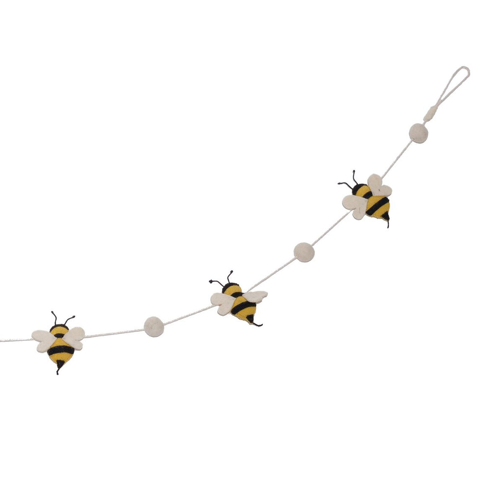FILZ-GIRLANDE BIENEN