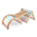 KLETTERSET: KLETTERDREIECK /-BOGEN UND RUTSCHE