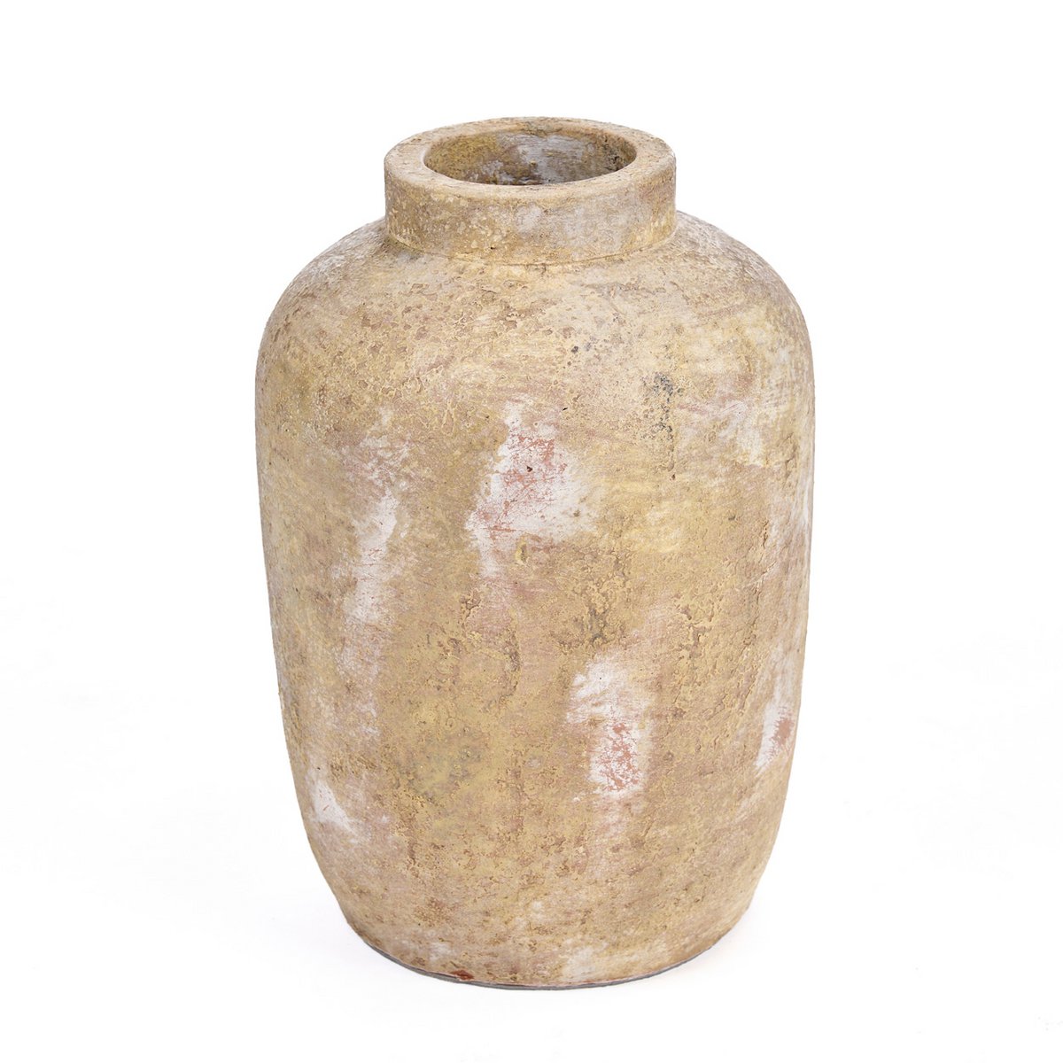 CLAY ECHO VASE (CREME) - 30cm