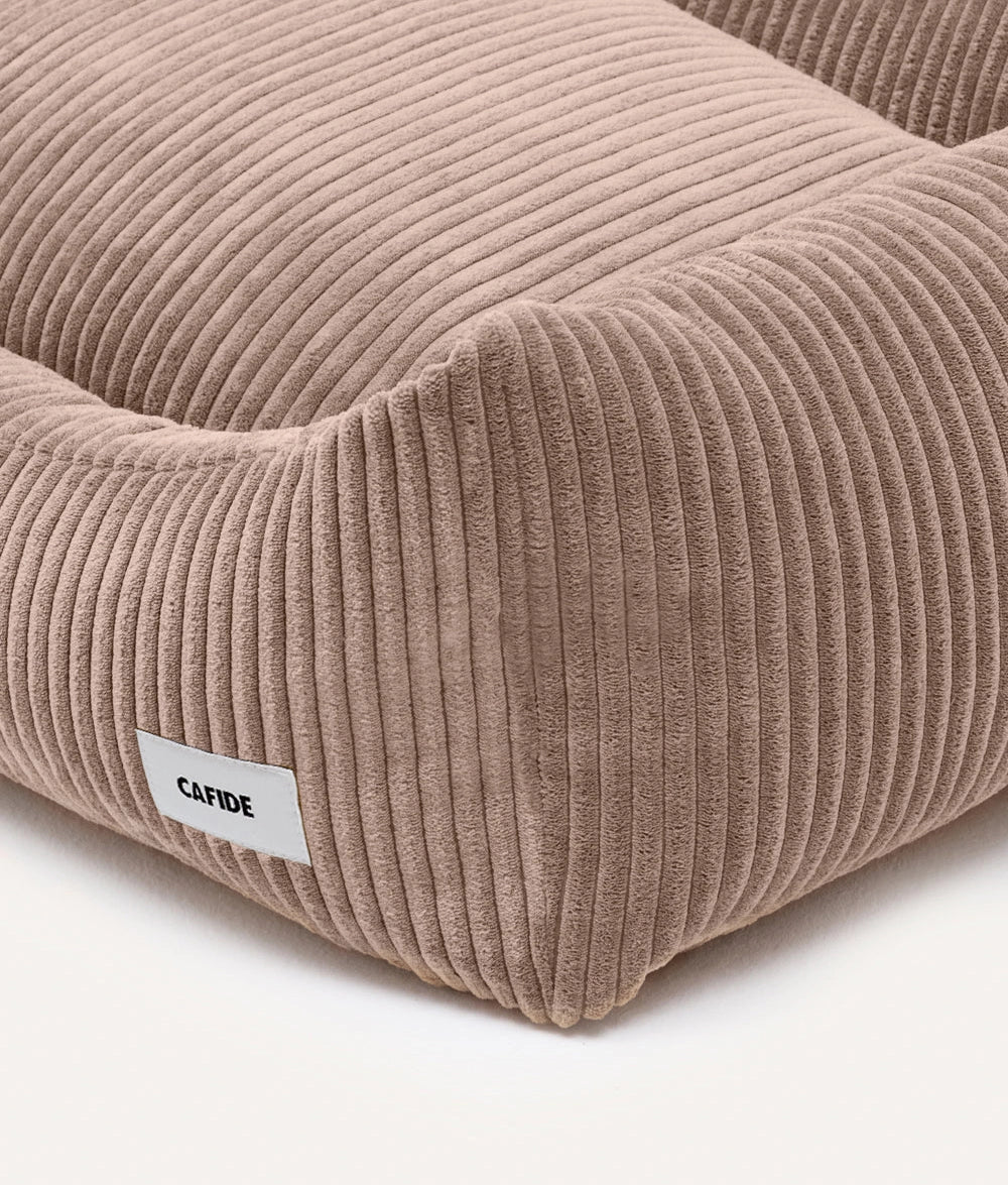 SNOZY HUNDEBETT AUS CORD (MOCCHA BEIGE)