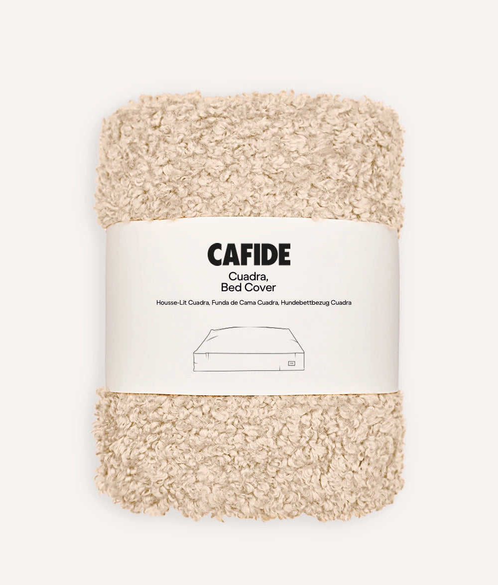 CUADRA HUNDEBETT WECHSELBEZUG MIT TEDDYFELL (BEIGE)