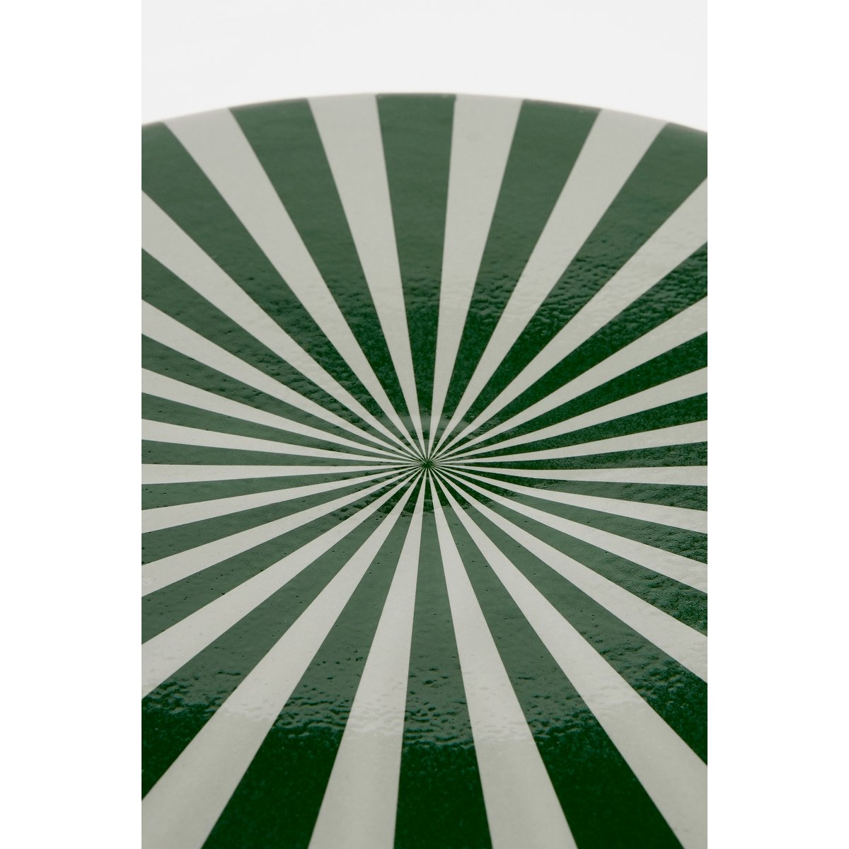 SKIPPER BEISTELLTISCH (GRÜN/WEIß GESTREIFT) - Ø35 cm