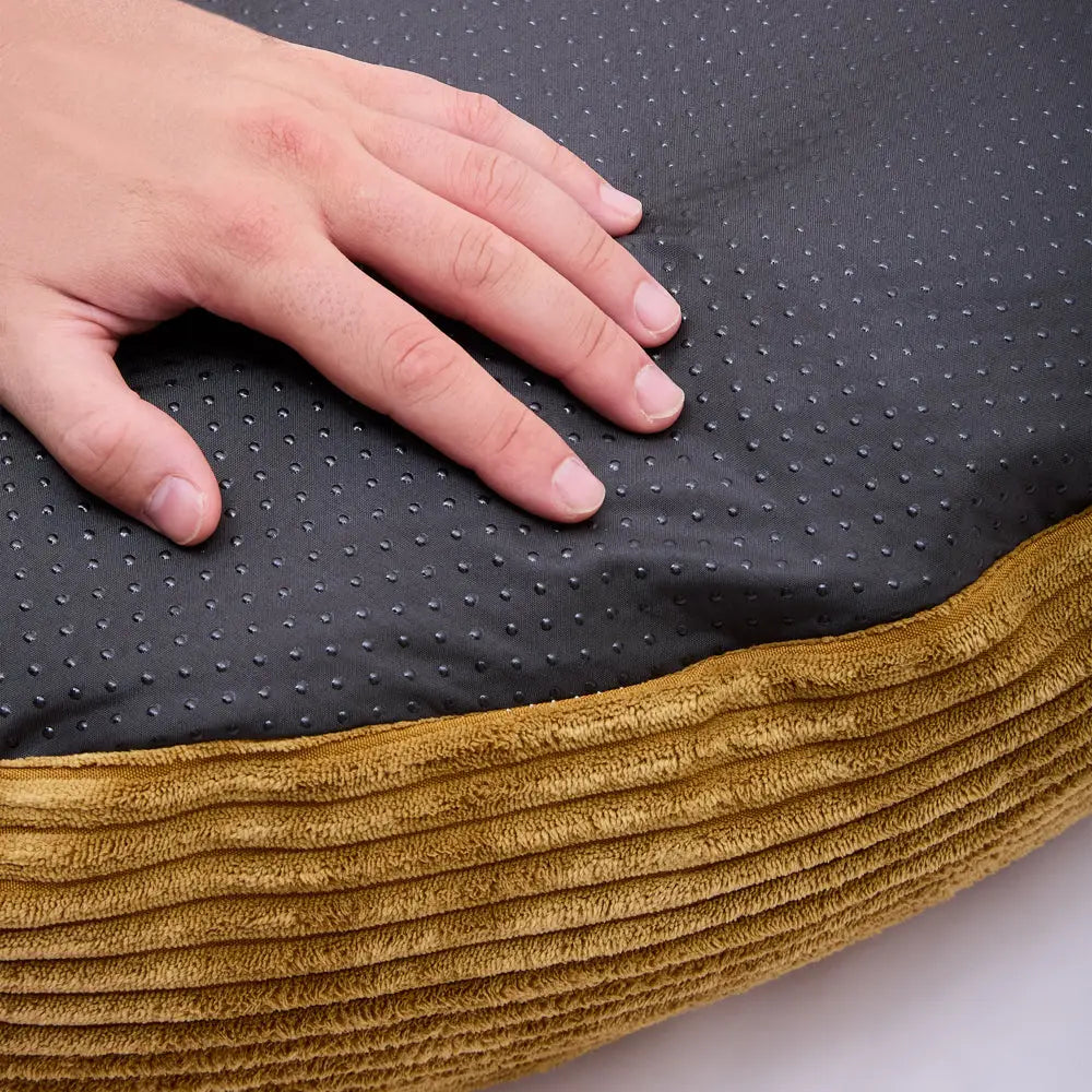 NUBA HUNDEBETT AUS CORD (SENF)