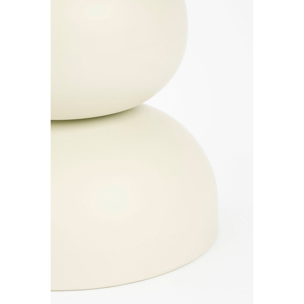 LUNA BEISTELLTISCH (WEIß) - Ø32 cm