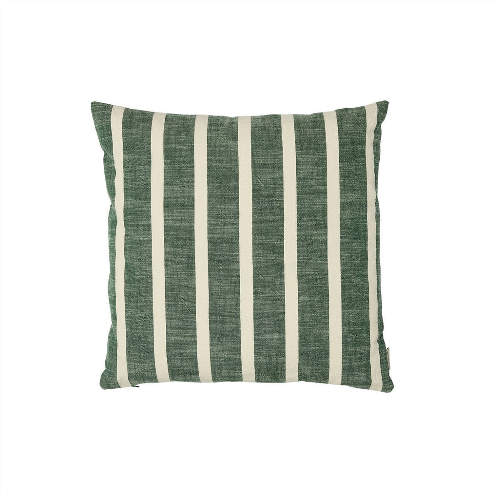 KARA KISSENBEZUG (GRÜN/WEISS GESTREIFT)