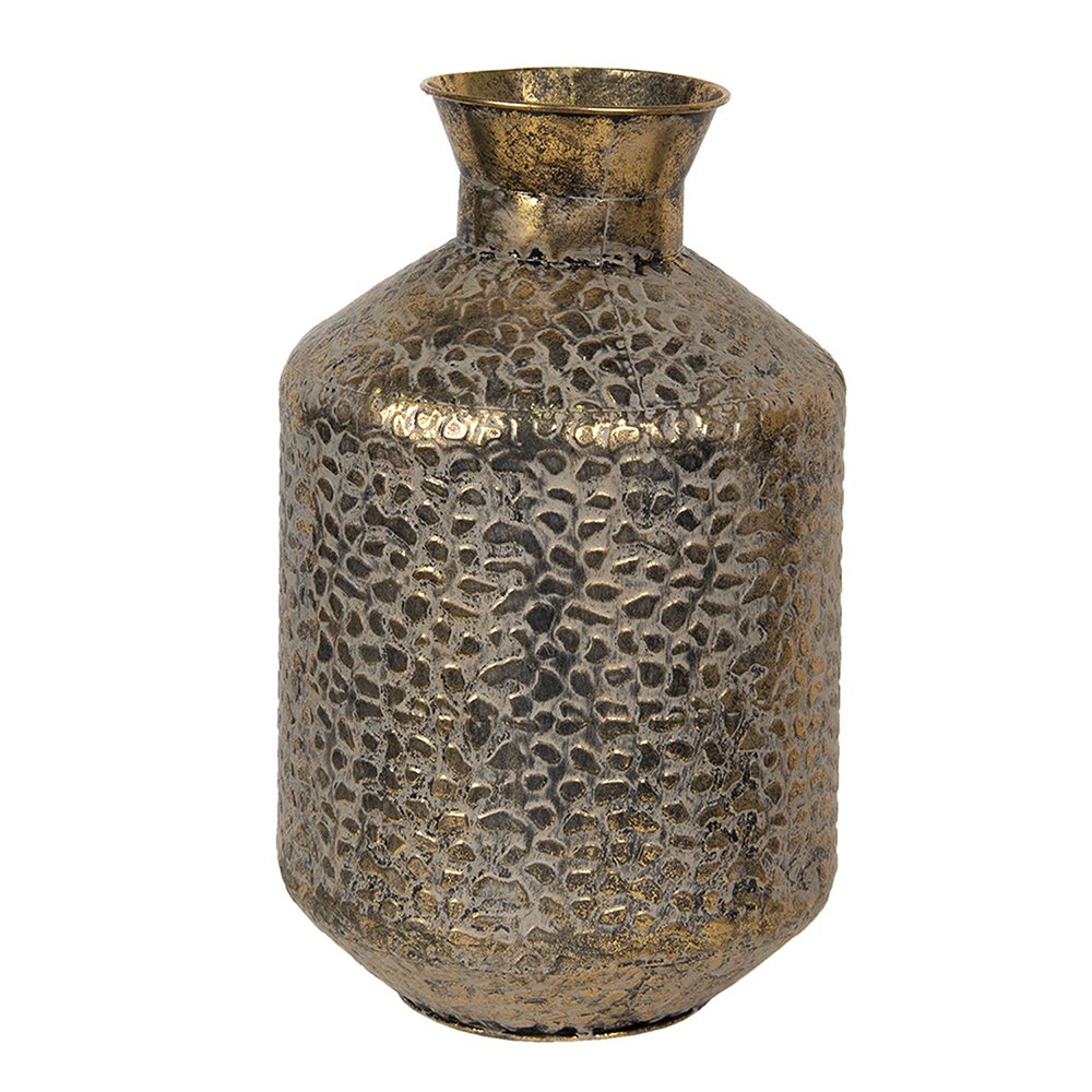 GOLDFARBENE METALLVASE - 46cm
