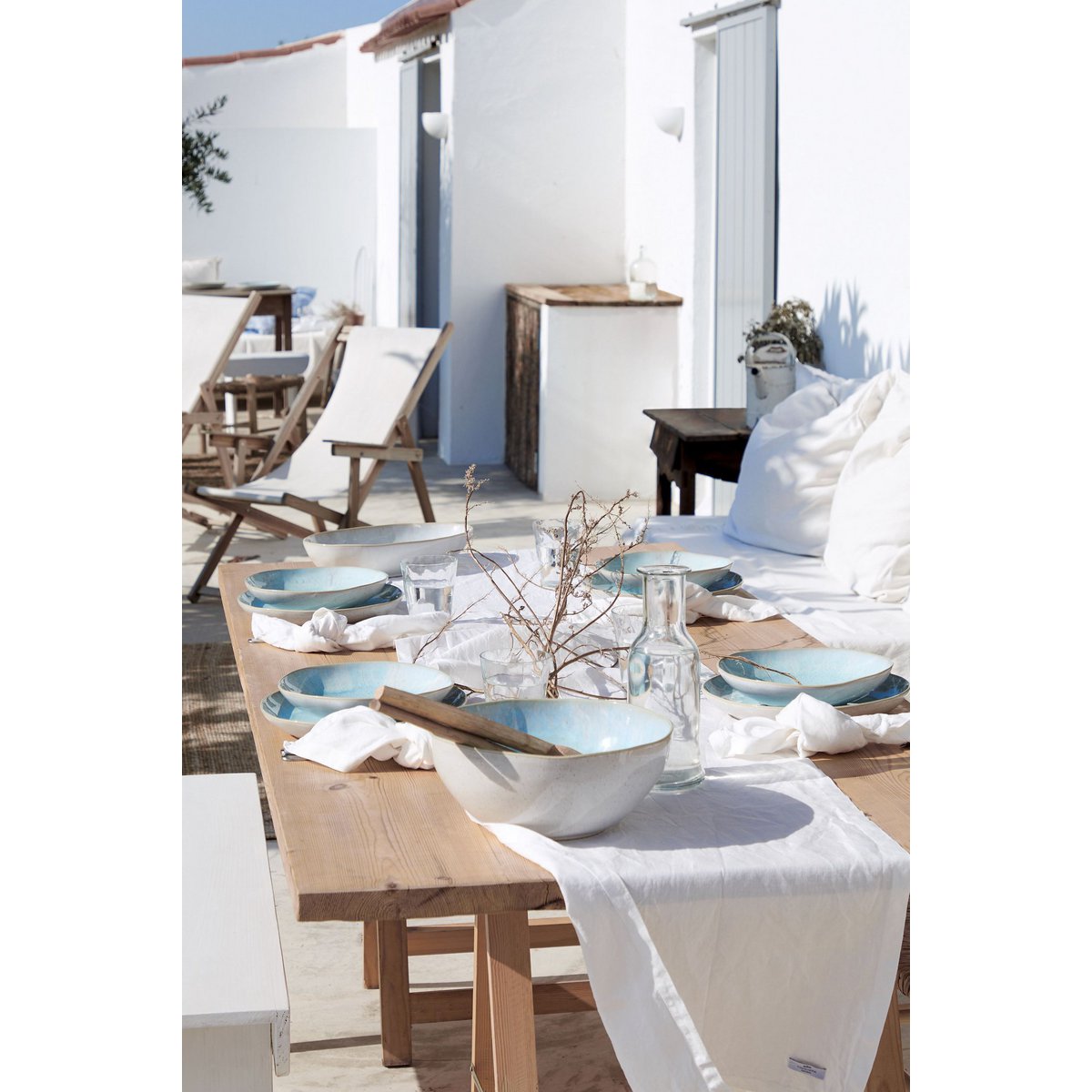 EIVISSA KLEINER TELLER SAND BEIGE - Ø15 cm (6 Stk.)