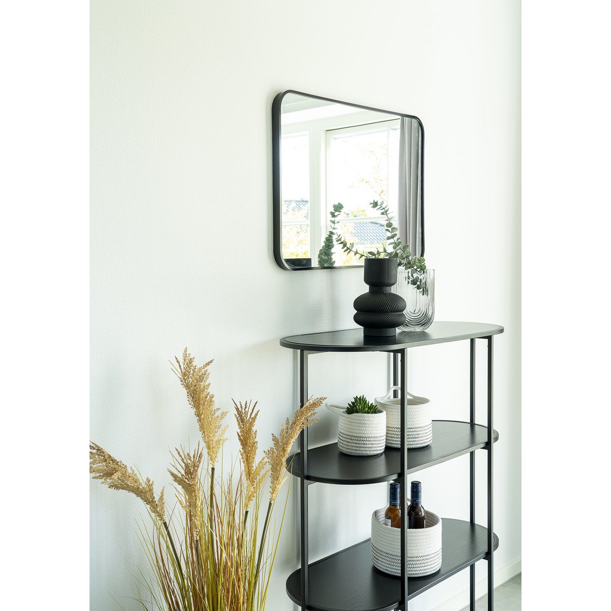 VASE (SCHWARZ) - 22cm