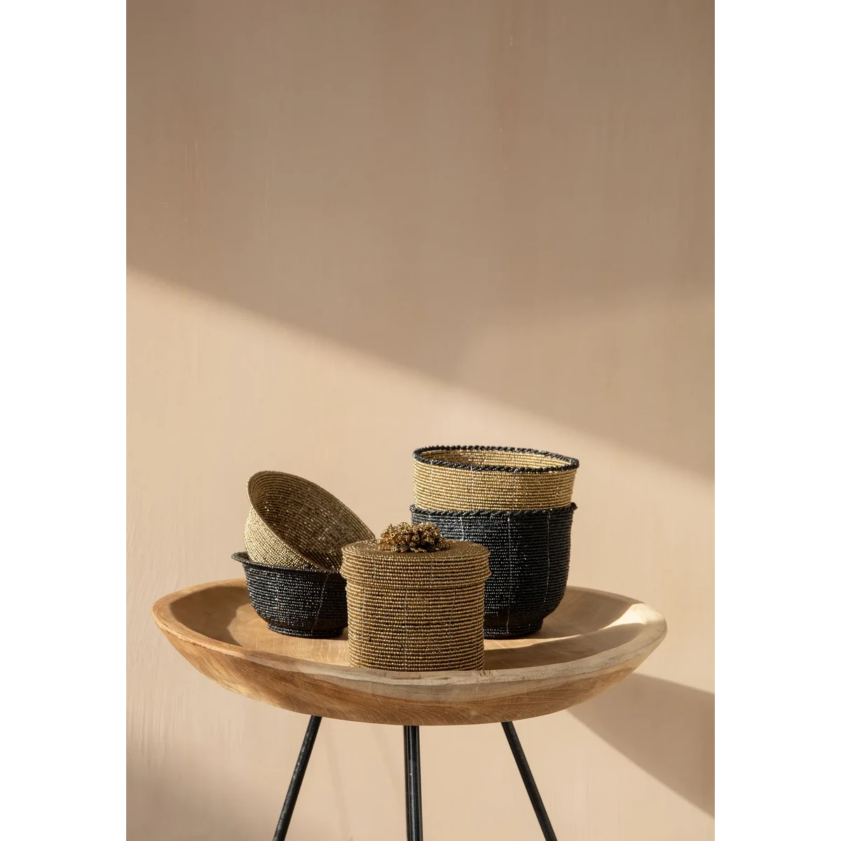 PERLENSCHALE KLEIN (GOLD) - 13cm