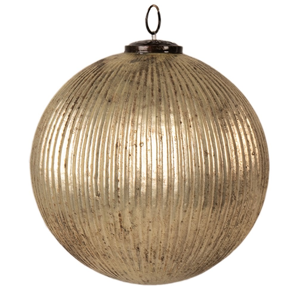 WEIHNACHTSKUGEL XL GOLD - 26 cm