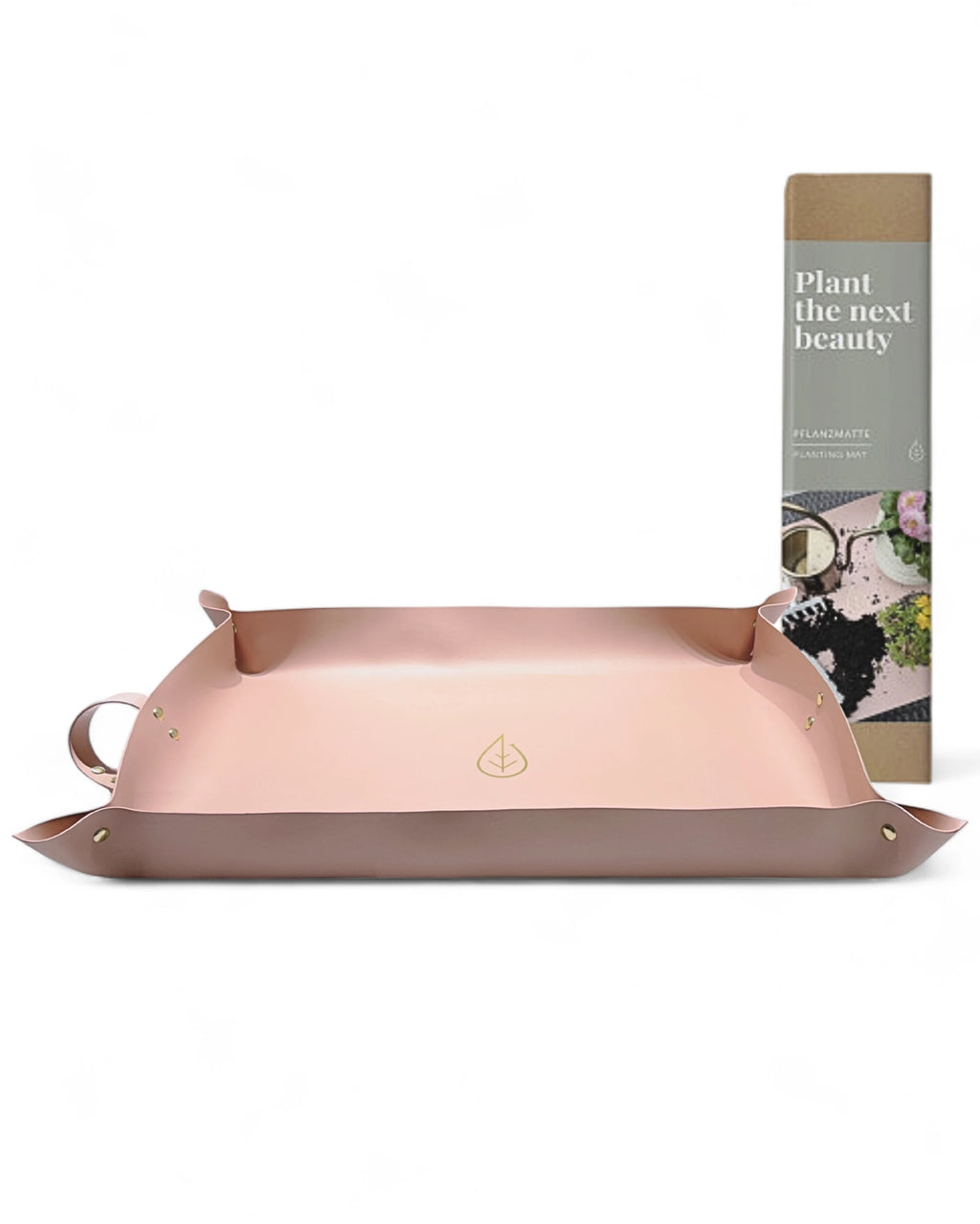 PFLANZMATTE AUS KUNSTLEDER (ROSA)