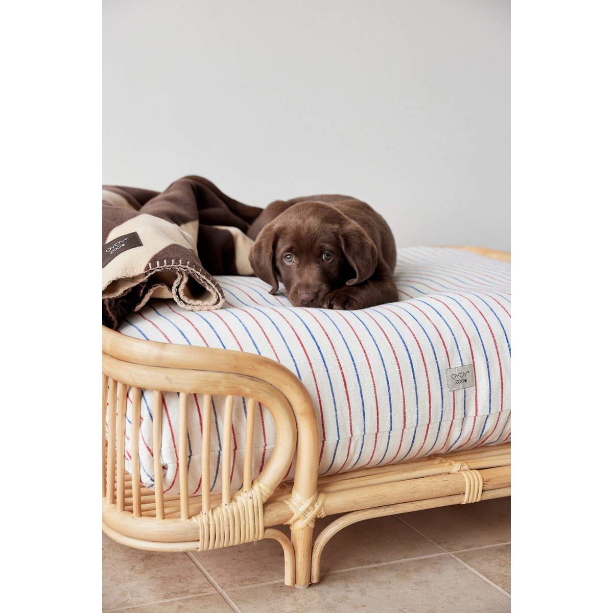 KAYA HUNDEDECKE (BRAUN/BEIGE) - 150x140cm