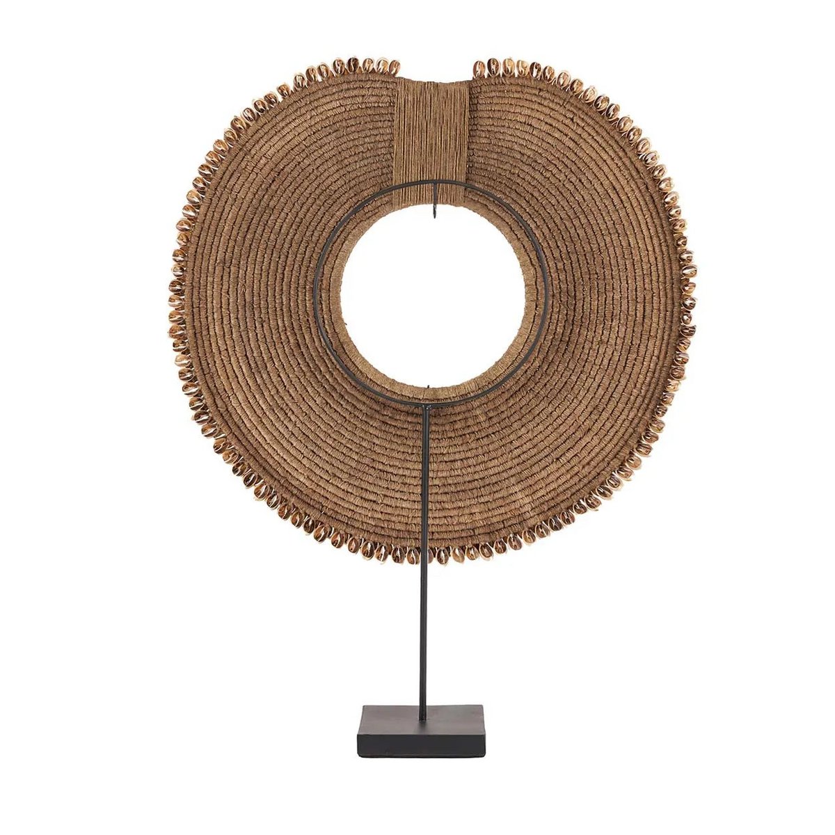 MUSCHELSKULPTUR RÉUNION AUF STANDFUß - 52cm