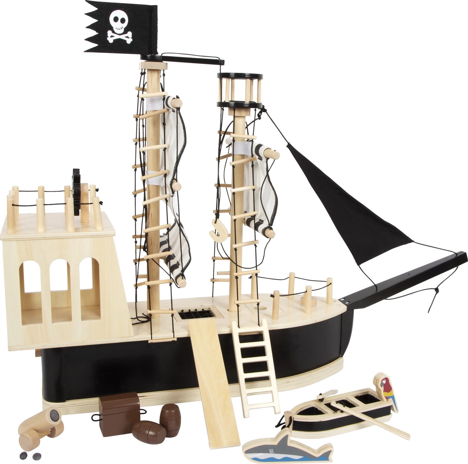 HOLZ PIRATENSCHIFF
