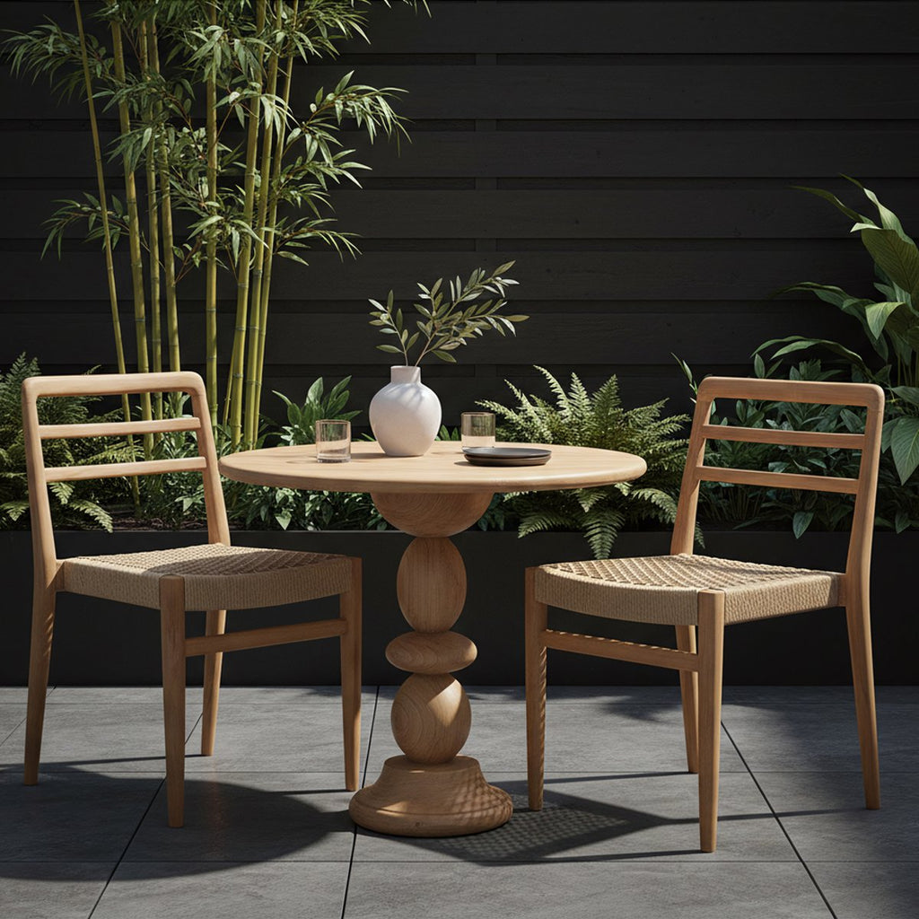 BISTROTISCH AUS TEAKHOLZ - 69cm