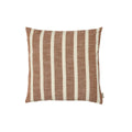 KARA KISSENBEZUG (BRAUN/WEISS GESTREIFT)