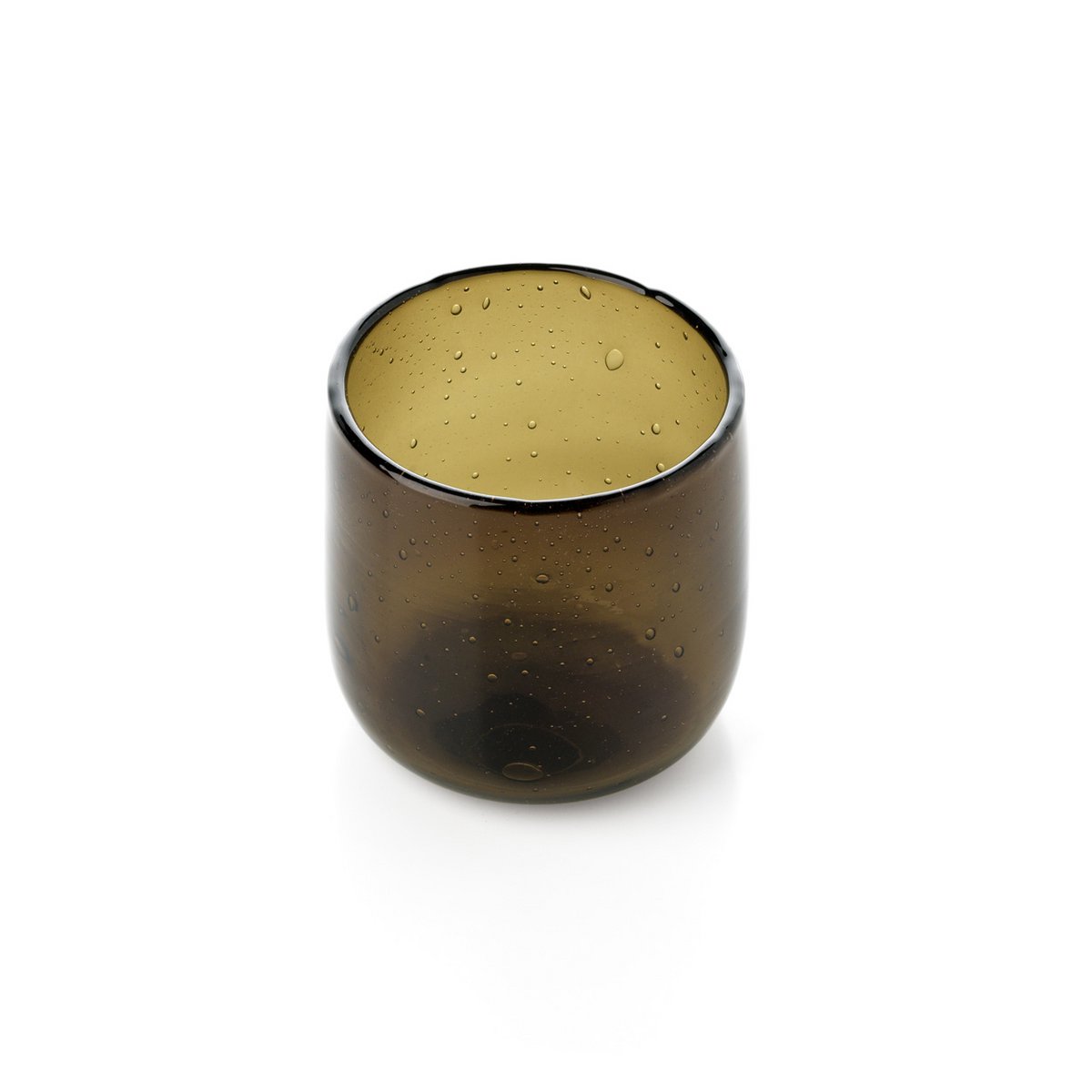 HANDGEFORMTER ÉCLAR COGNAC KERZENHALTER - 9cm