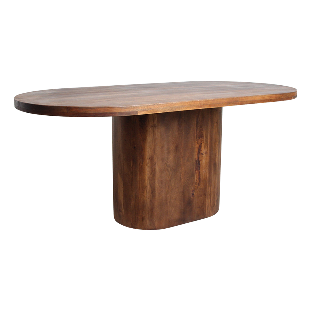 BULLNOSE ESSTISCH AUS MANGOHOLZ (3 GRÖßEN)