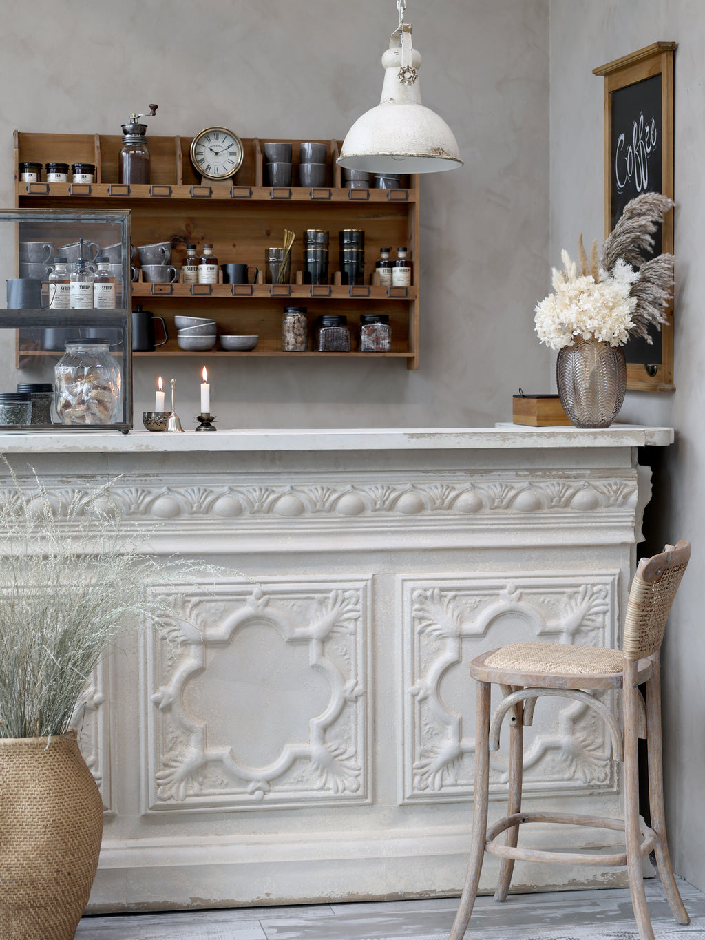 Vintage Ladentheke antique weiß - Ansicht 3