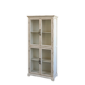 Vitrinenschrank mit 4 Glastüren antique creme - Ansicht 2