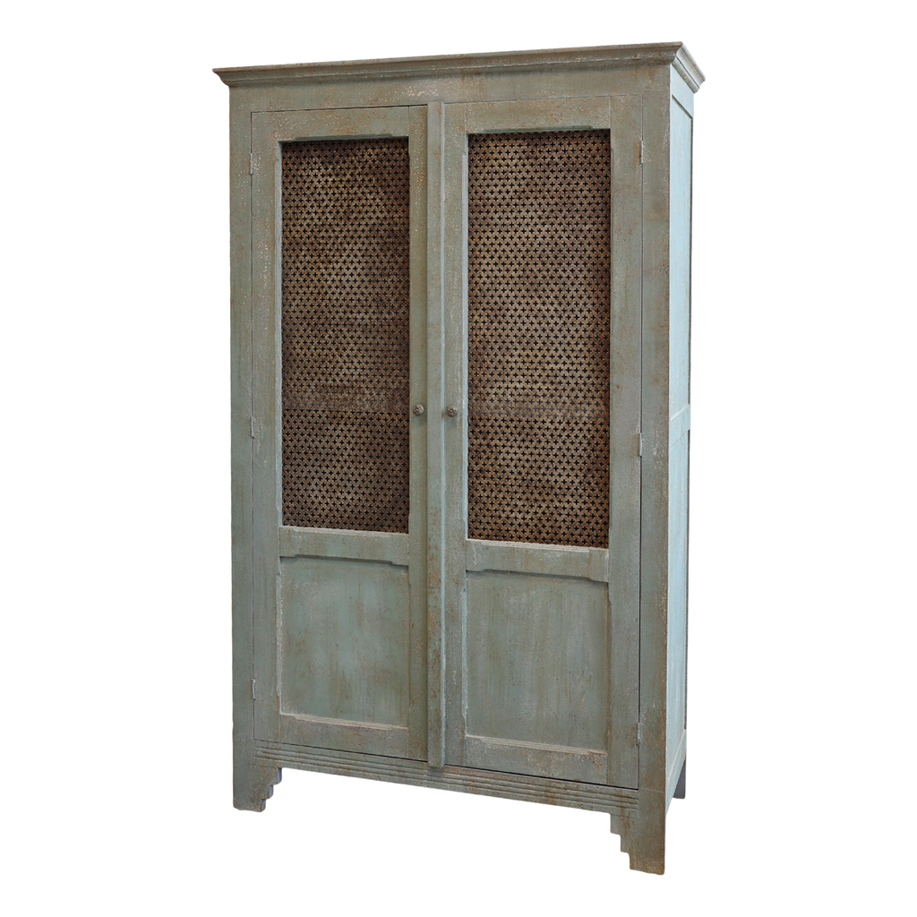 Alter französischer Wäscheschrank antique opal - Ansicht 2