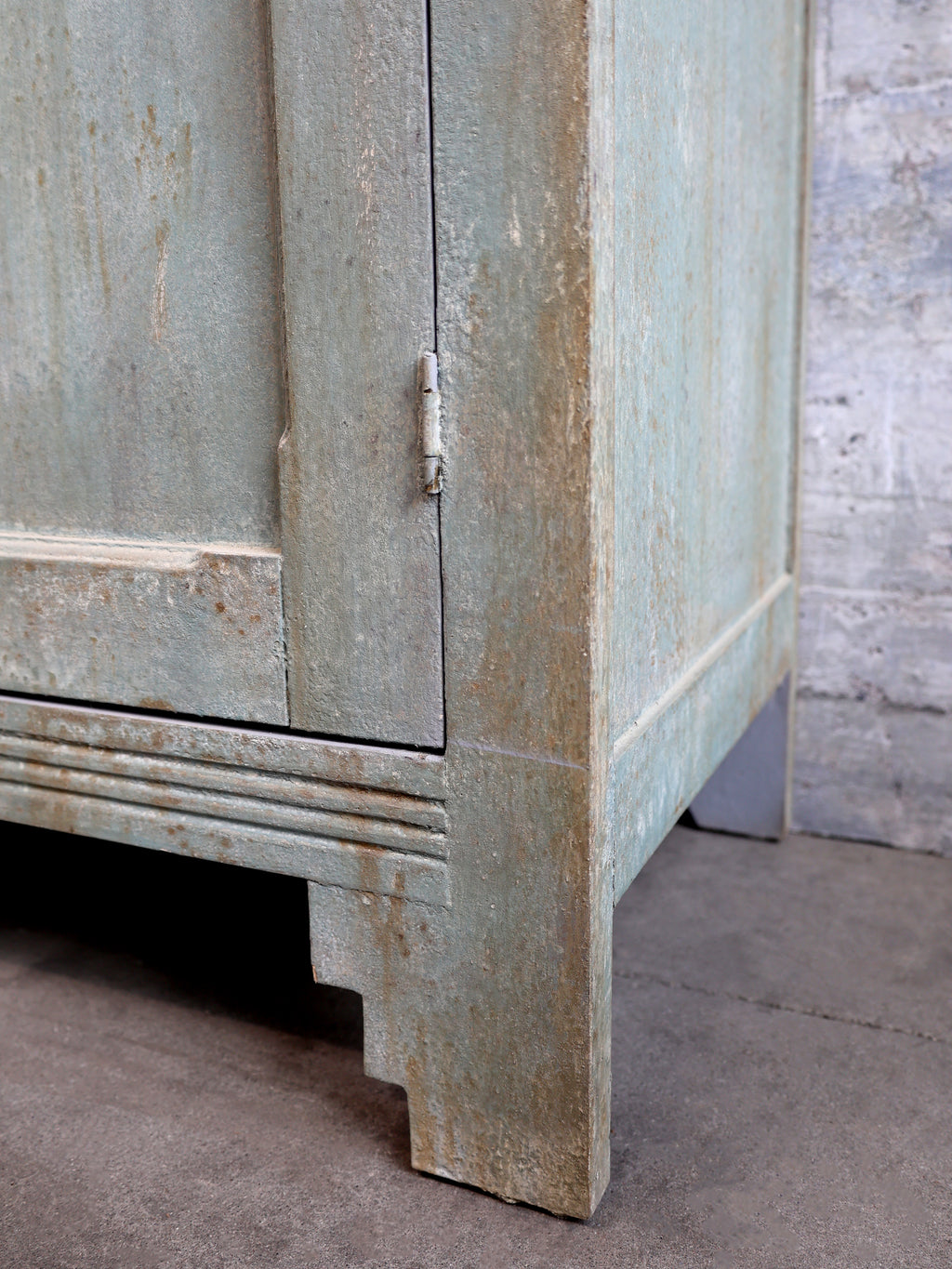 Alter französischer Wäscheschrank antique opal - Ansicht 7