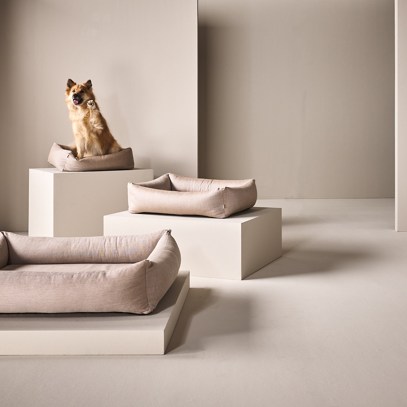 OUTDOOR ORTHO HUNDEBETT - SMOOTH LINO