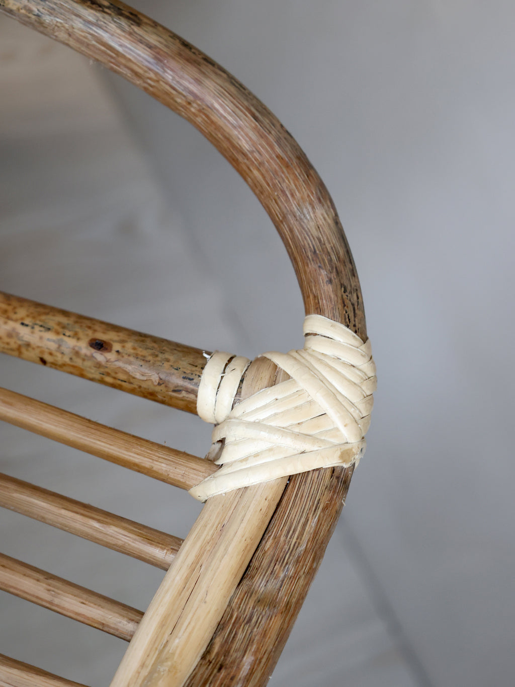 Hängestuhl aus Rattan natur - Ansicht 7