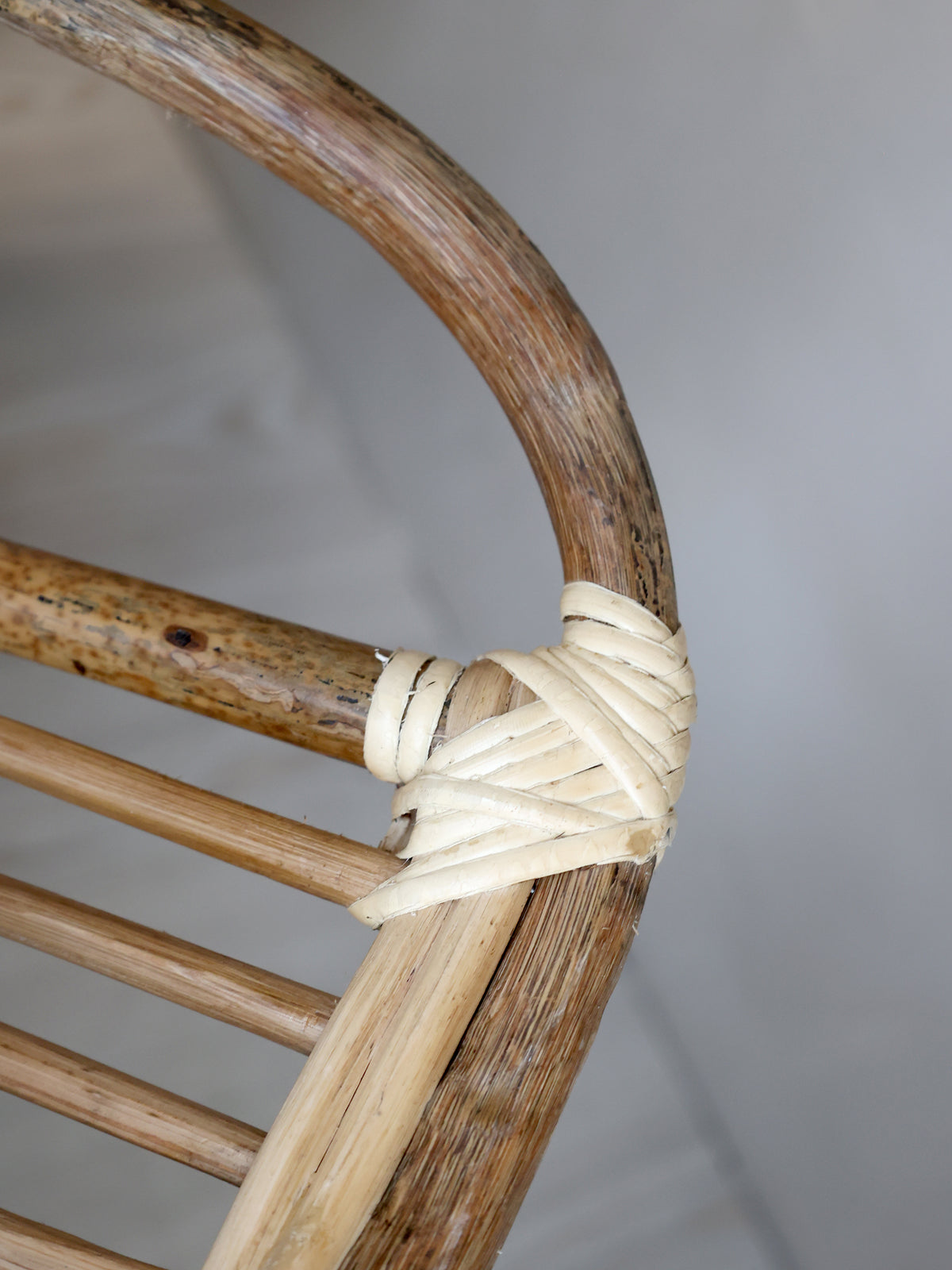 Hängestuhl aus Rattan natur - Ansicht 7