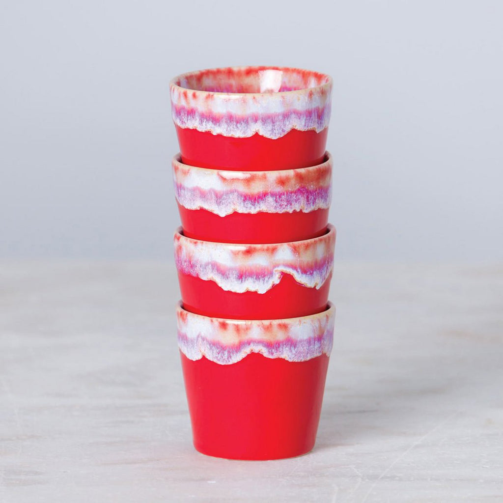 GRESPRESSO LUNGOBECHER (ROT) - 6 Stk.