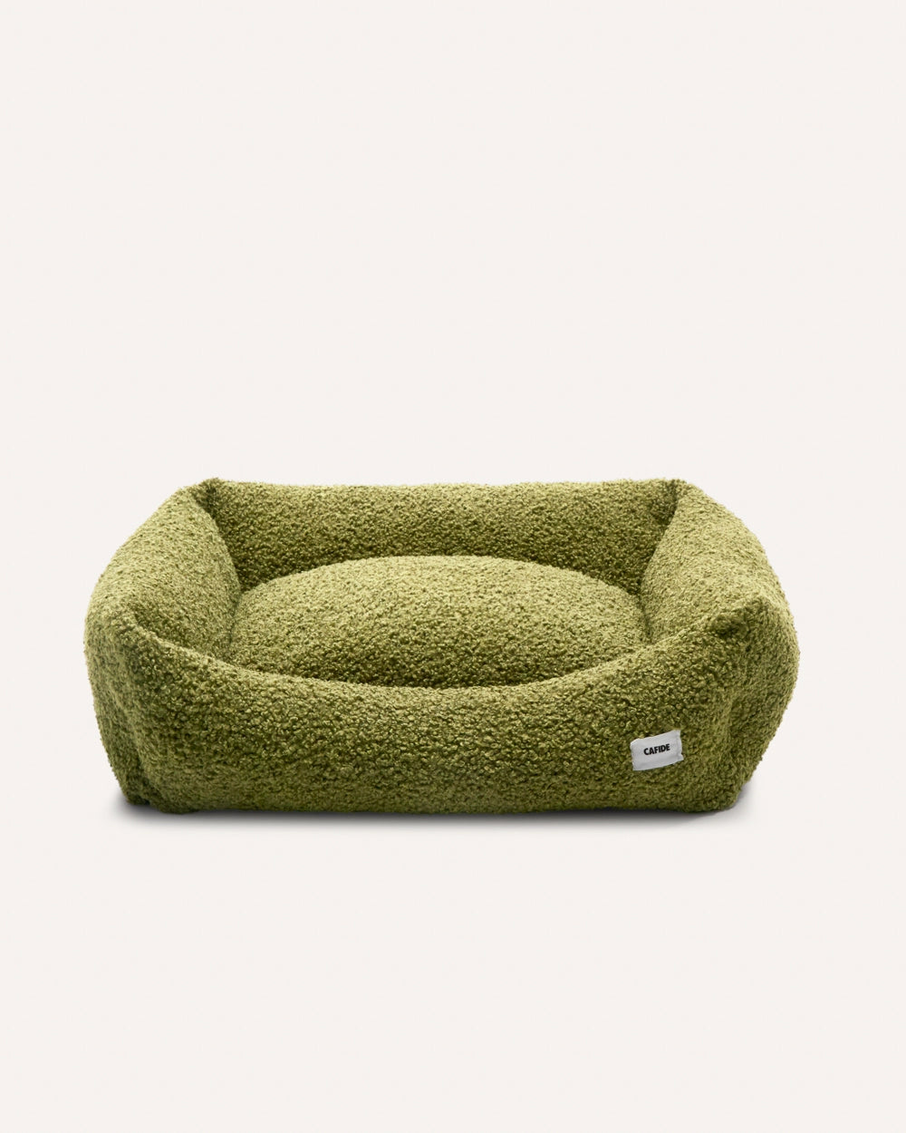 SNOZY HUNDEBETT MIT TEDDYFELL (GRÜN)