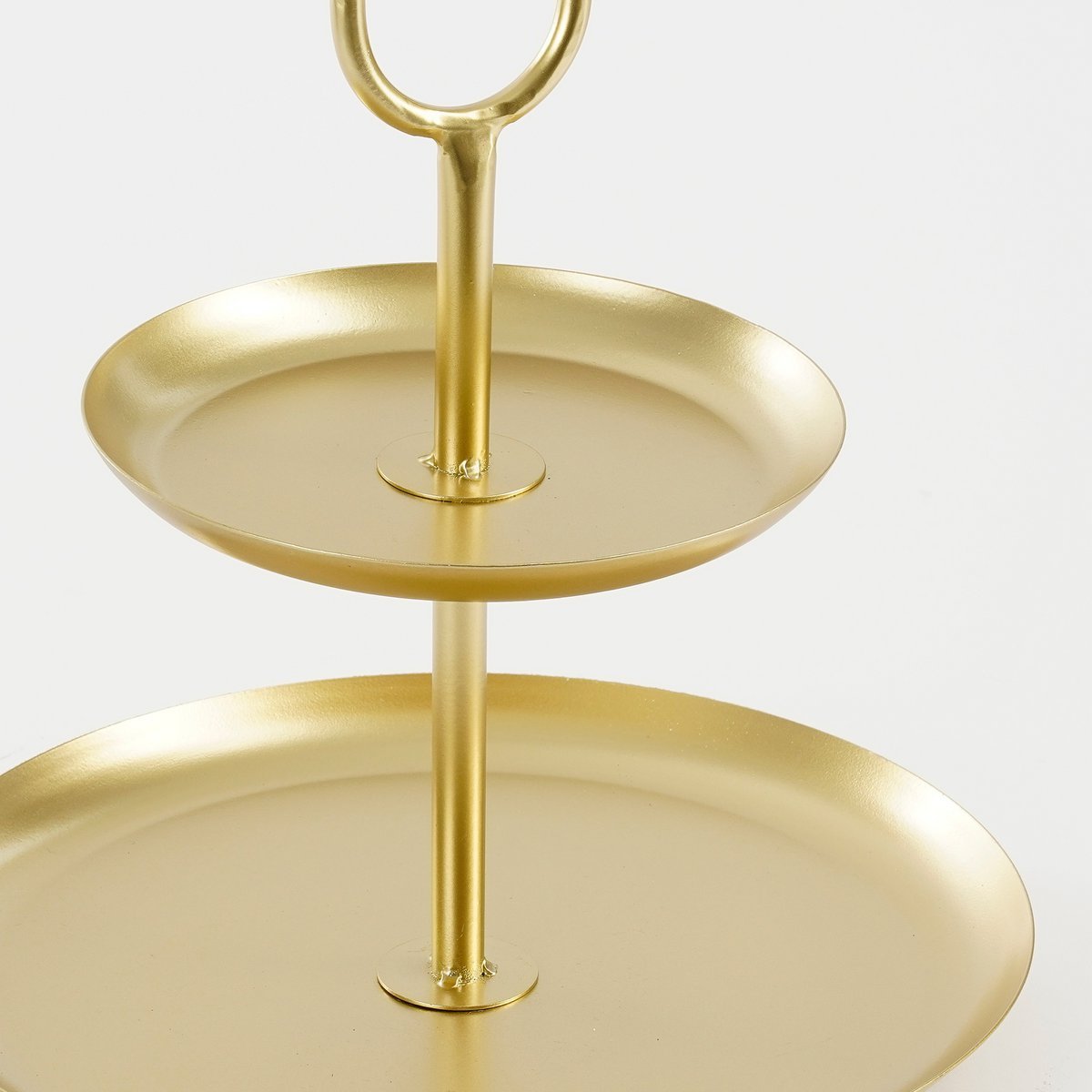 RAMA ETAGERE MIT 2 EBENEN (GOLD) - 36cm