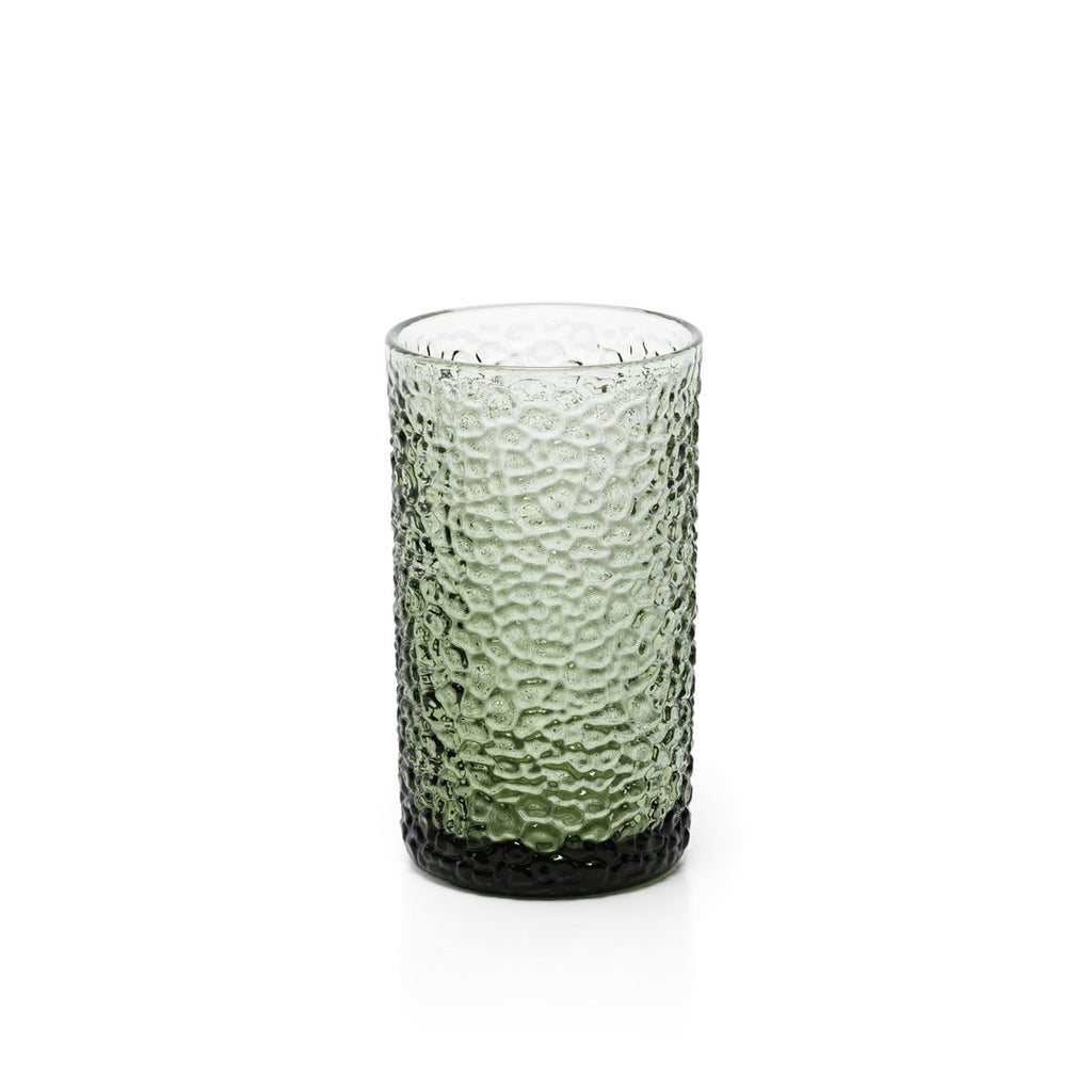 GREEN PEBBLE GLAS