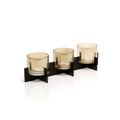 TRIO KERZENHALTER (SCHWARZ)