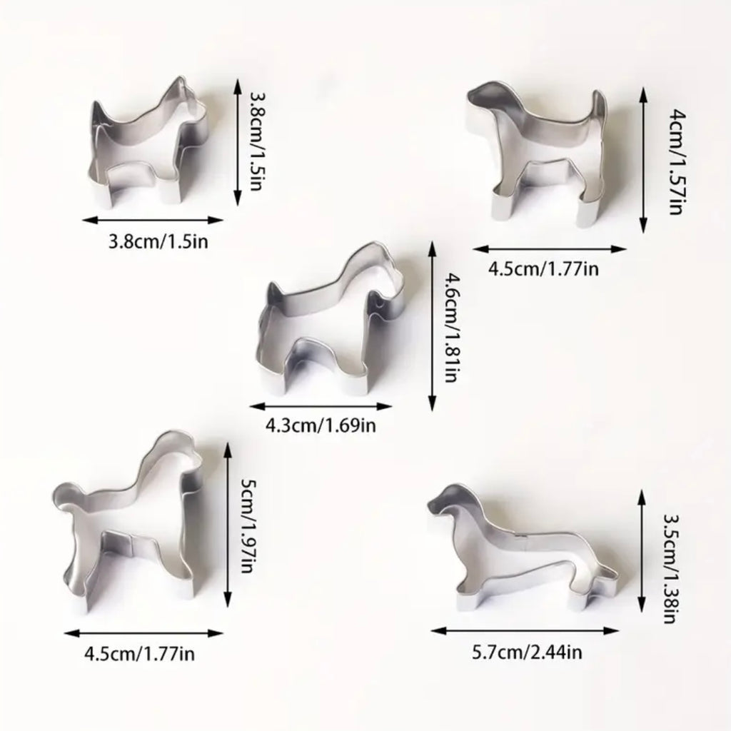 HUNDE KEKSAUSSTECHER (5 Stk.)