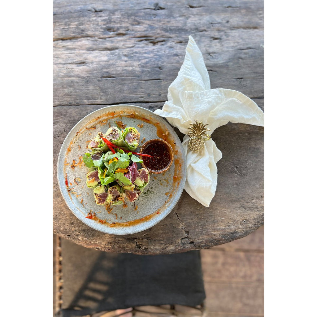 LEINENSERVIETTEN WEIß (4 Stk.)