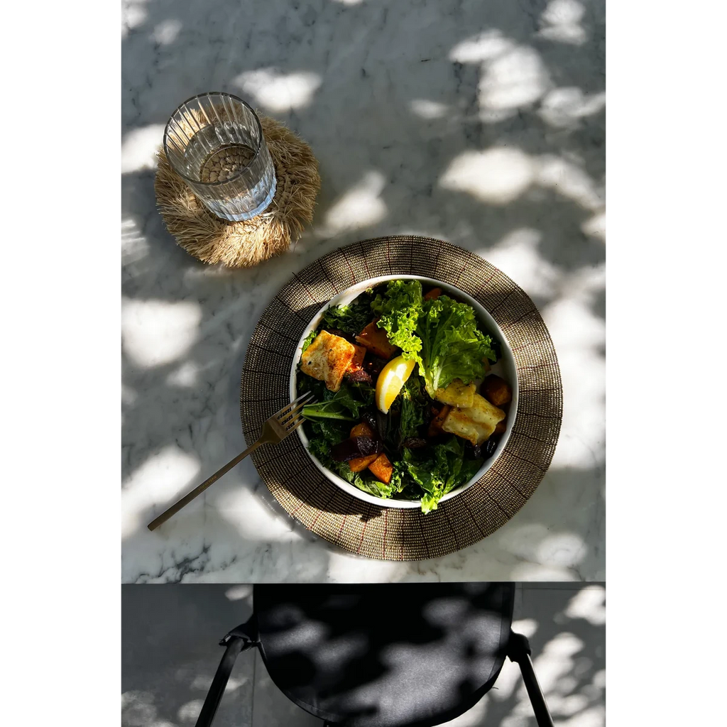 PERLEN TISCHSET (GOLD)