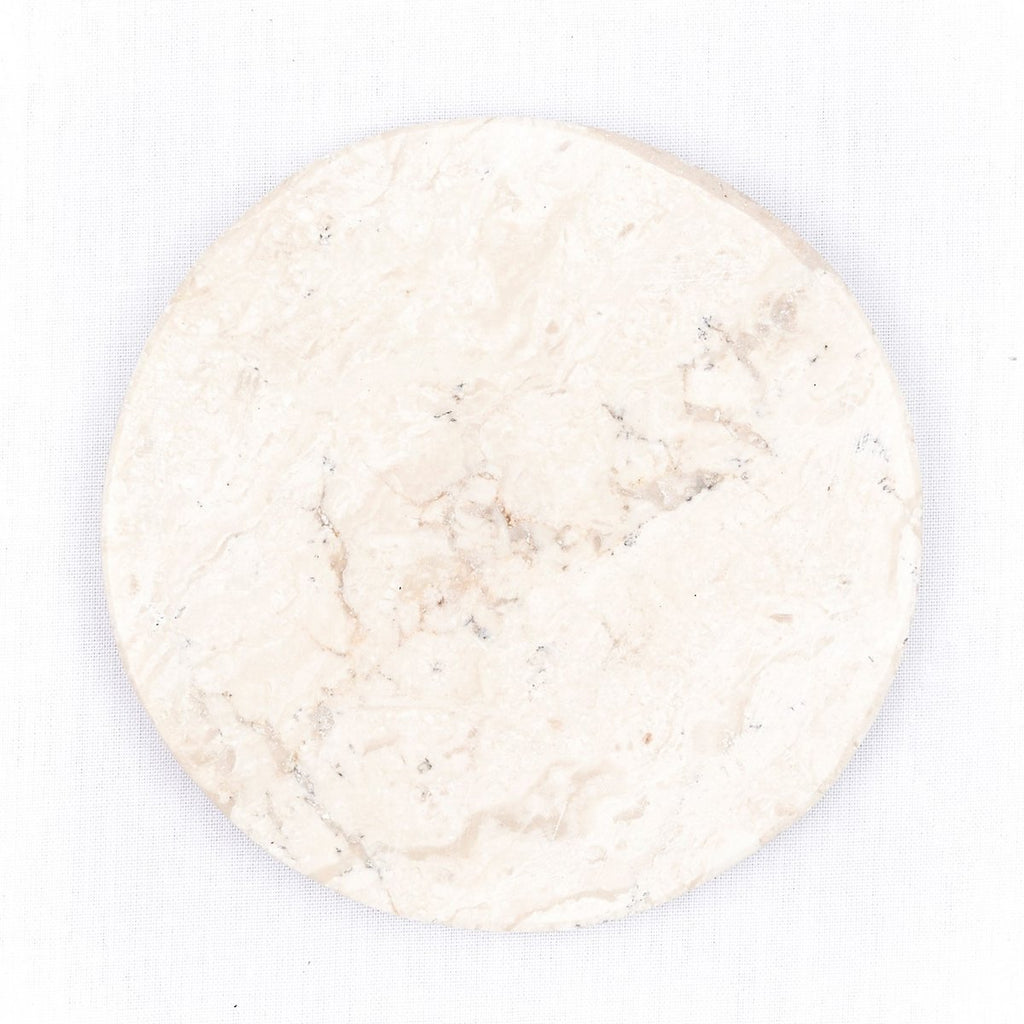 MARMOR UNTERSETZER (WEIß)