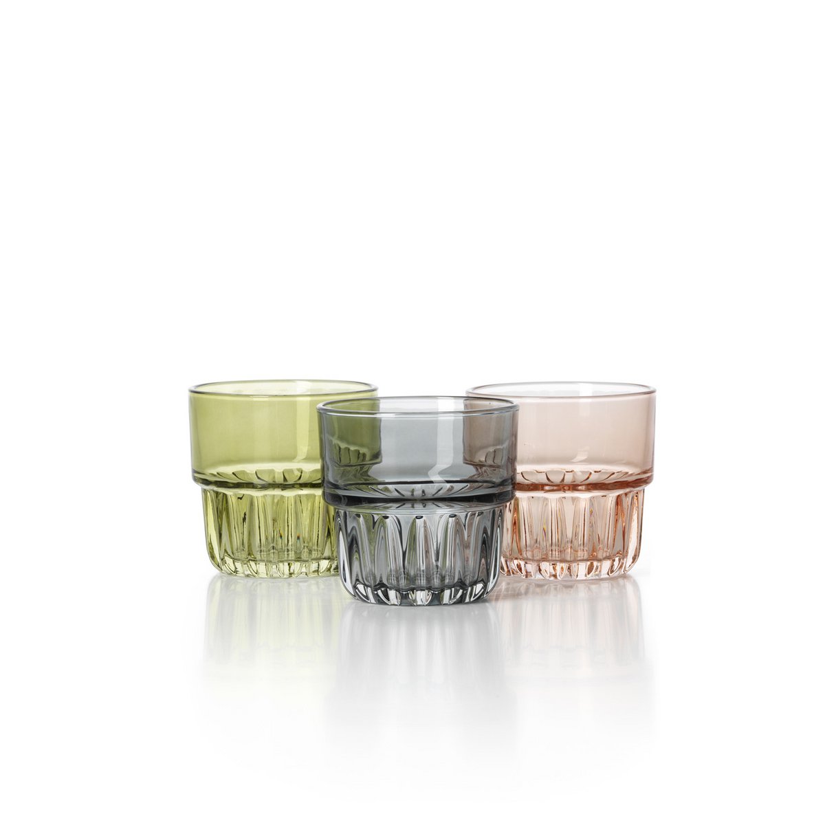 FACETED TUMBLER (GRAU)