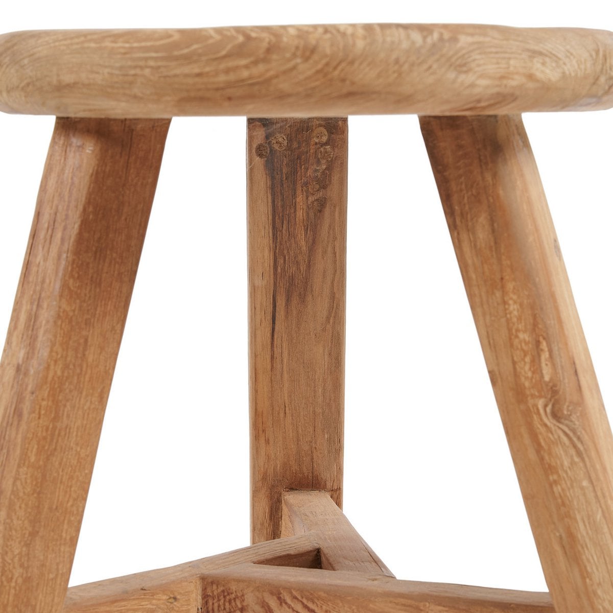 NOGUCHI HOCKER AUS TEAKHOLZ
