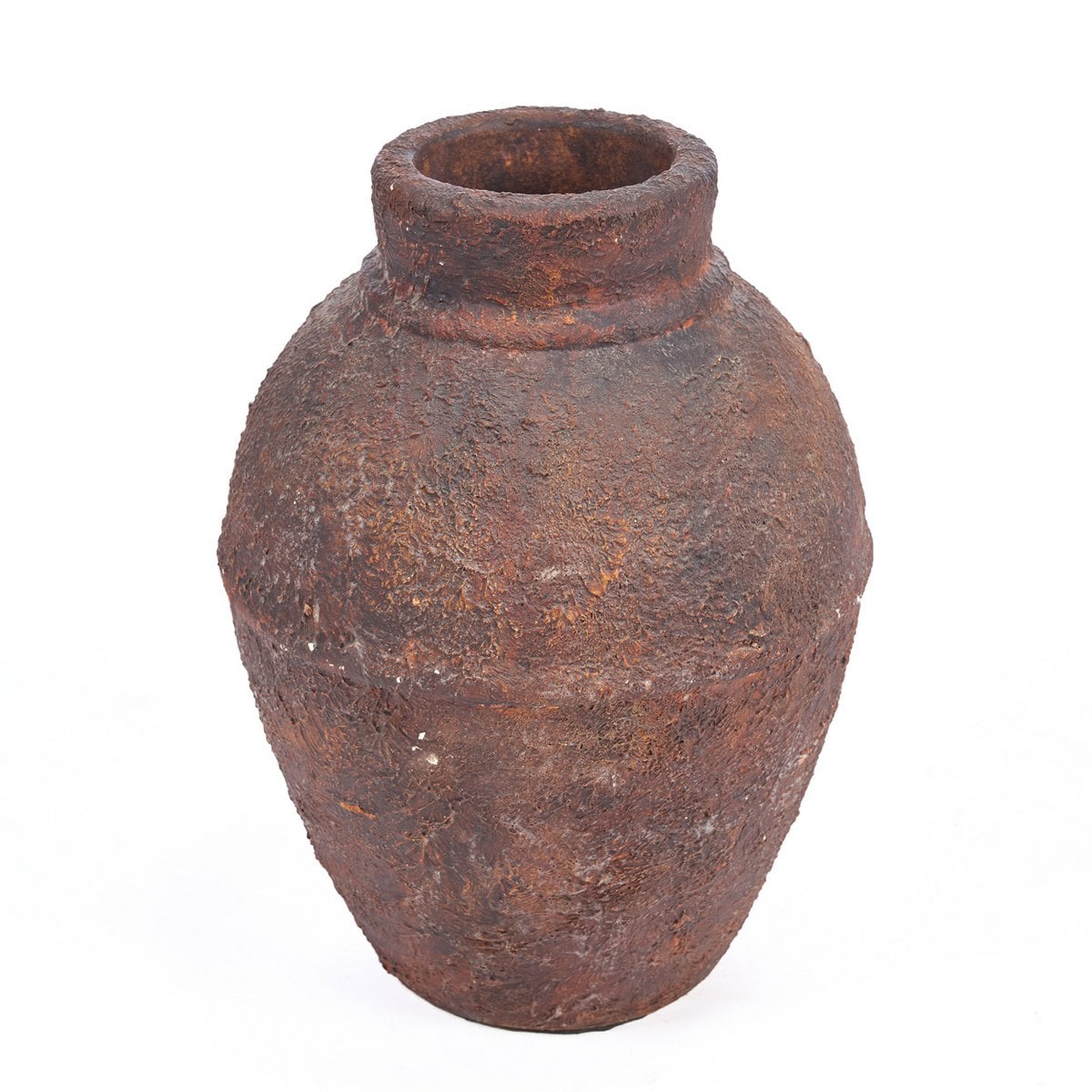 AMPHORA RUSTICA VASE (BURGUND) - 30cm
