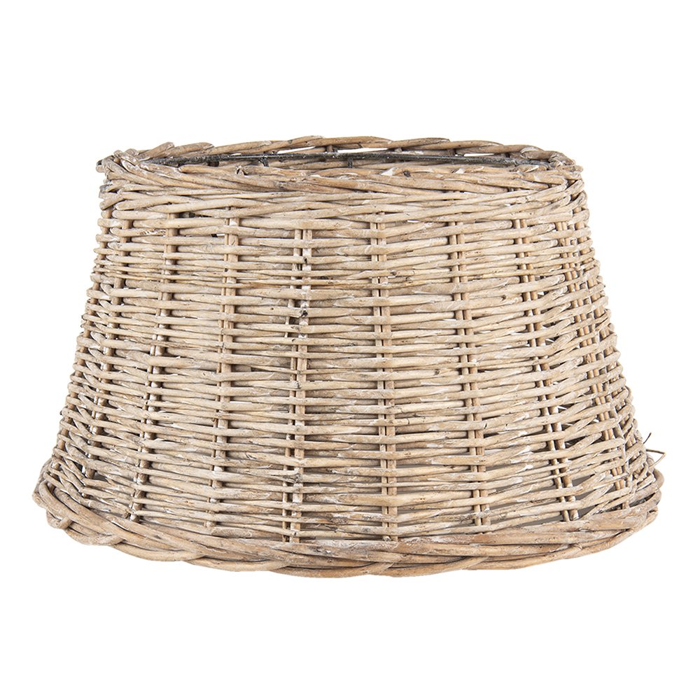 LAMPENSCHIRM AUS RATTAN - Ø38cm (BRAUN)