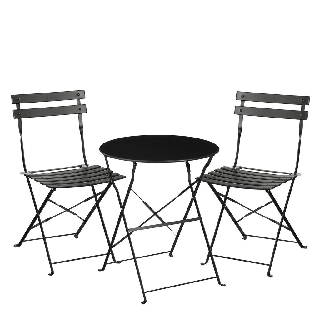 LAURENCE BISTRO-SET (SCHWARZ)