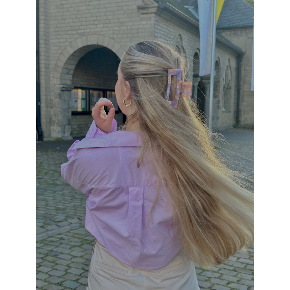 HAARKLAMMER XL - ROSE