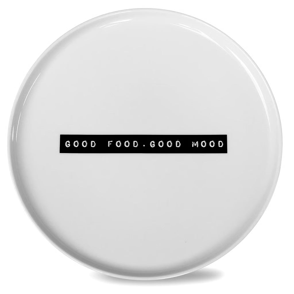 PORZELLANTELLER | GOOD FOOD. GOOD MOOD - 20cm