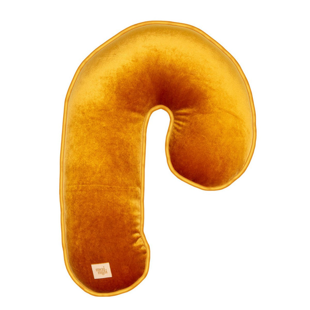 ZUCKERSTANGENKISSEN (GOLD/WEIẞ) - 45cm