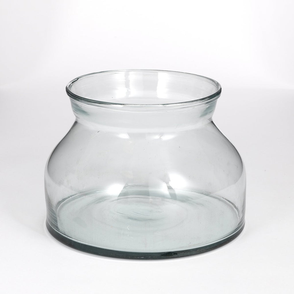 VIVENNE VASE AUS RECYCELTEM GLAS - Ø27cm