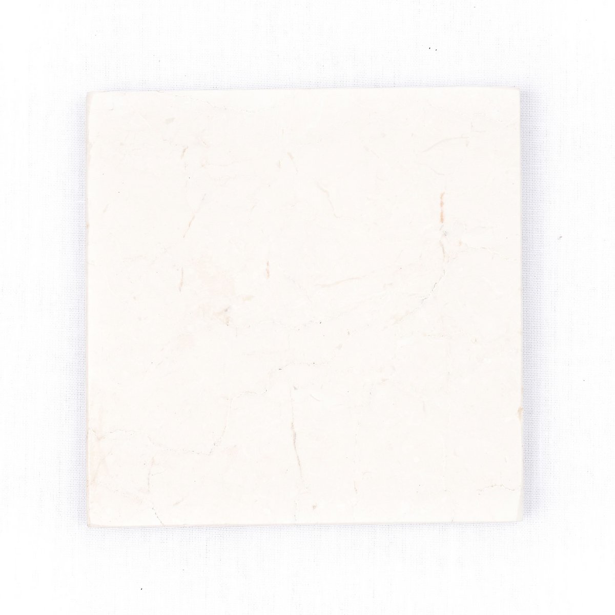 MARMOR UNTERSETZER QUADRATISCH (WEIß)